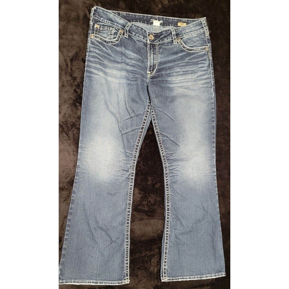 Suki Silver Jeans Woman's Bootcut Mid Rise Size W 36 / L 32